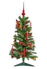 kleiner geschmückter Weihnachtsbaum