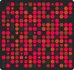 Vector abstract pin and drops