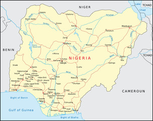 Nigeria - obrazy, fototapety, plakaty