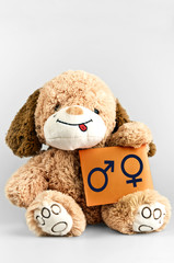 Sex symbols message and toy