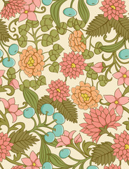Floral seamless pattern