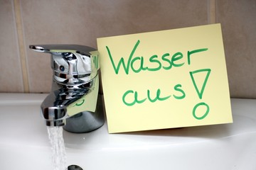 Schild für Demenzkranke 