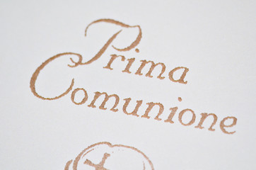 Prima Comunione