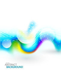 Abstract wave background