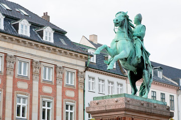Fototapeta na wymiar Absalon on Hojbro square in Copenhagen, Denmark
