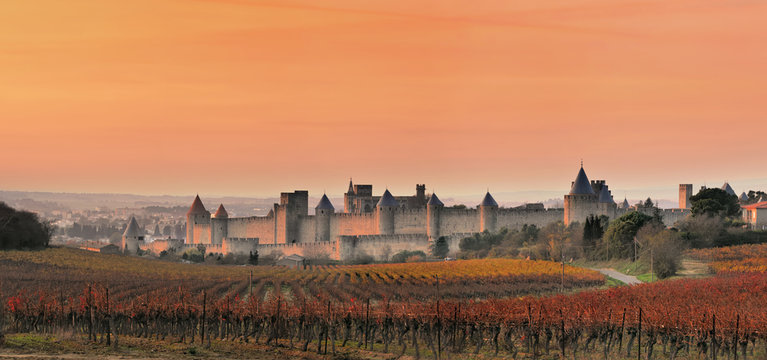Stitched Panorama carcassonne