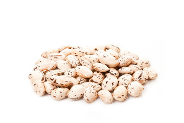 Beans isolated on white background