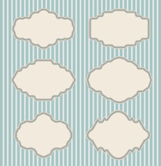 set of vintage frames