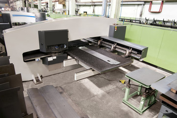 milling machine at work