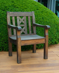 chair on the deck