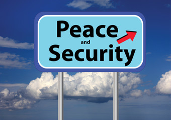 peace and security and sky