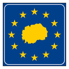 Macedonia European button
