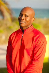 Obraz premium Handsome Man Outdoor Portrait