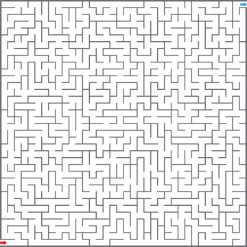 Vector illustration of  maze