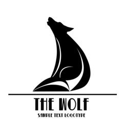 Logo Wolf. Heroism, dignity and nobility # Vector