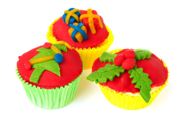 Christmas cupcakes