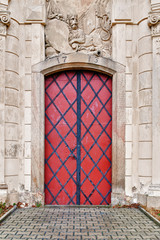 old wooden Church Door