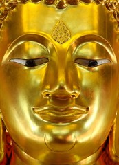 golden Buddha face