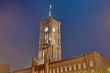 The Rotes Rathaus at Berlin, Germany