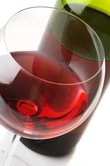 Red wine close-up