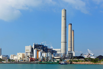 Obraz premium Coal fired electric power plant