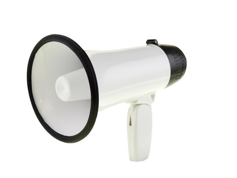 megaphone isolated on white background