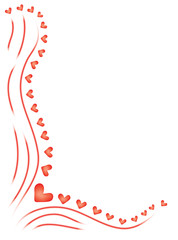 abstract vector background for Day of Valentine