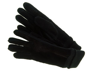 black gloves