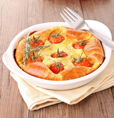 cherry tomato quiche