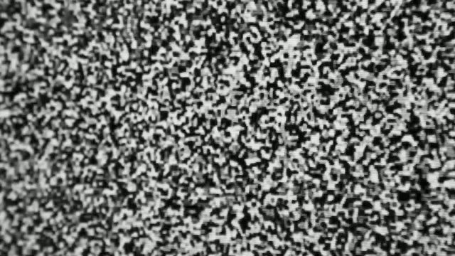 TV snow with large noise