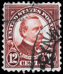USA - CIRCA 1923 Grover Cleveland