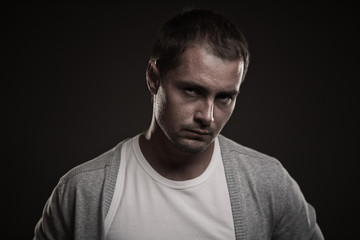 portrait of attractive young man