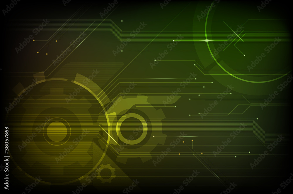 Poster abstract modern technical background. vector file.