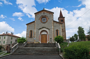 Obraz premium St. Savino church. Rezzanello. Emilia-Romagna. Italy.
