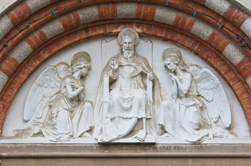 St. Savino church. Rezzanello. Emilia-Romagna. Italy.