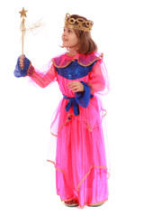 Obraz premium Young girl as magic fairy