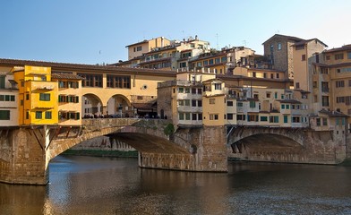 Fototapeta na wymiar Ponte Vecchio we Florencji, Włochy - Florencja, Włochy