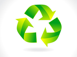 Obraz premium abstract recycle icon