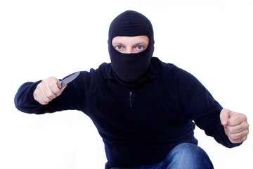 agression avec couteau et cagoule