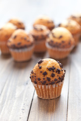 magdalenas con chocolate