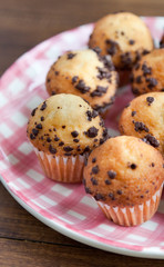 magdalenas con chocolate