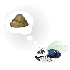 Cartoon fly