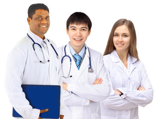 Fototapeta premium The doctor and interns