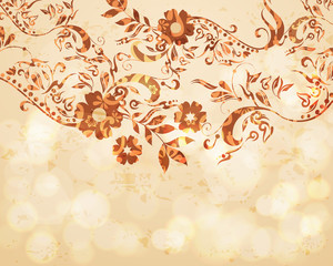 Beautiful floral background