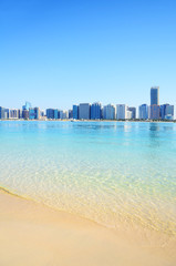 Fototapeta premium Beach in Abu Dhabi, UAE