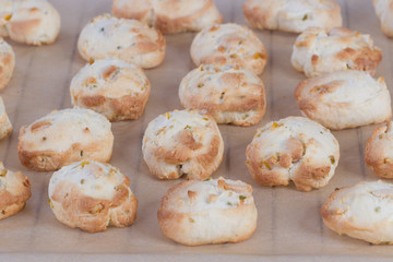 gebackenes Christstollen Konfekt