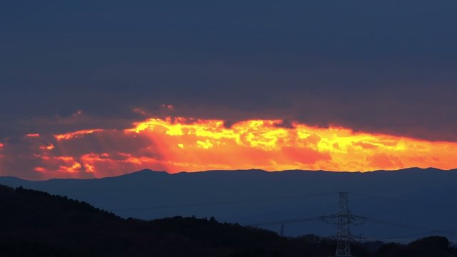 "Glow of sunset" Time Lapse.