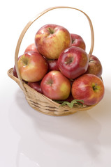 Apple food in a basket