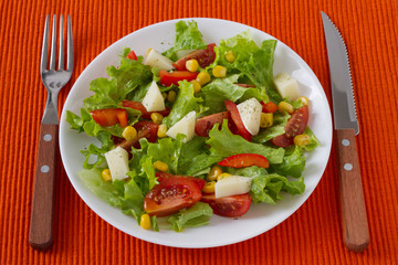 salad with cheese
