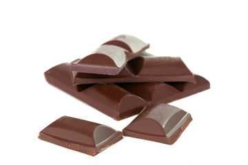 chocolate isolated